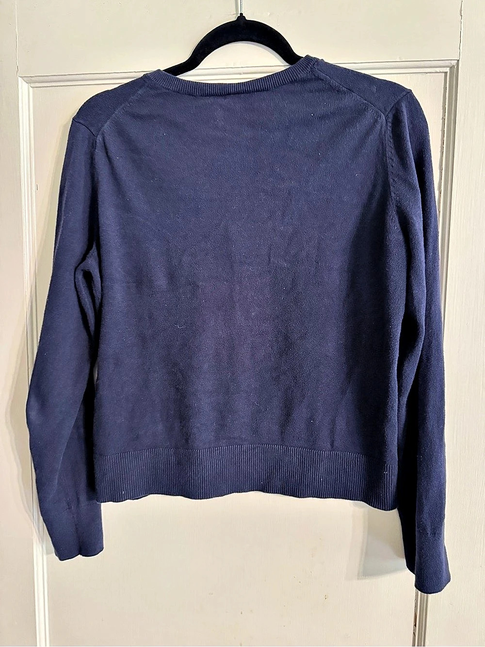 Gap Blue Button-Front Cardigan - Picture 2 of 3